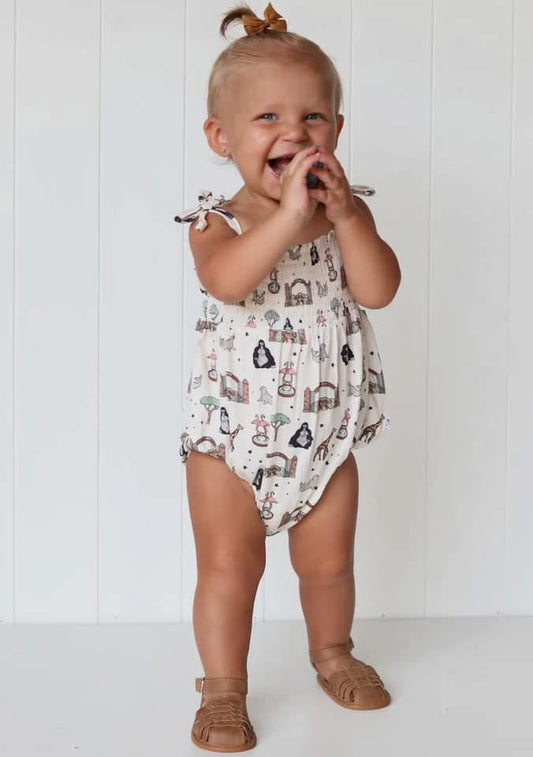 Bubble Romper | Zoo Adventures