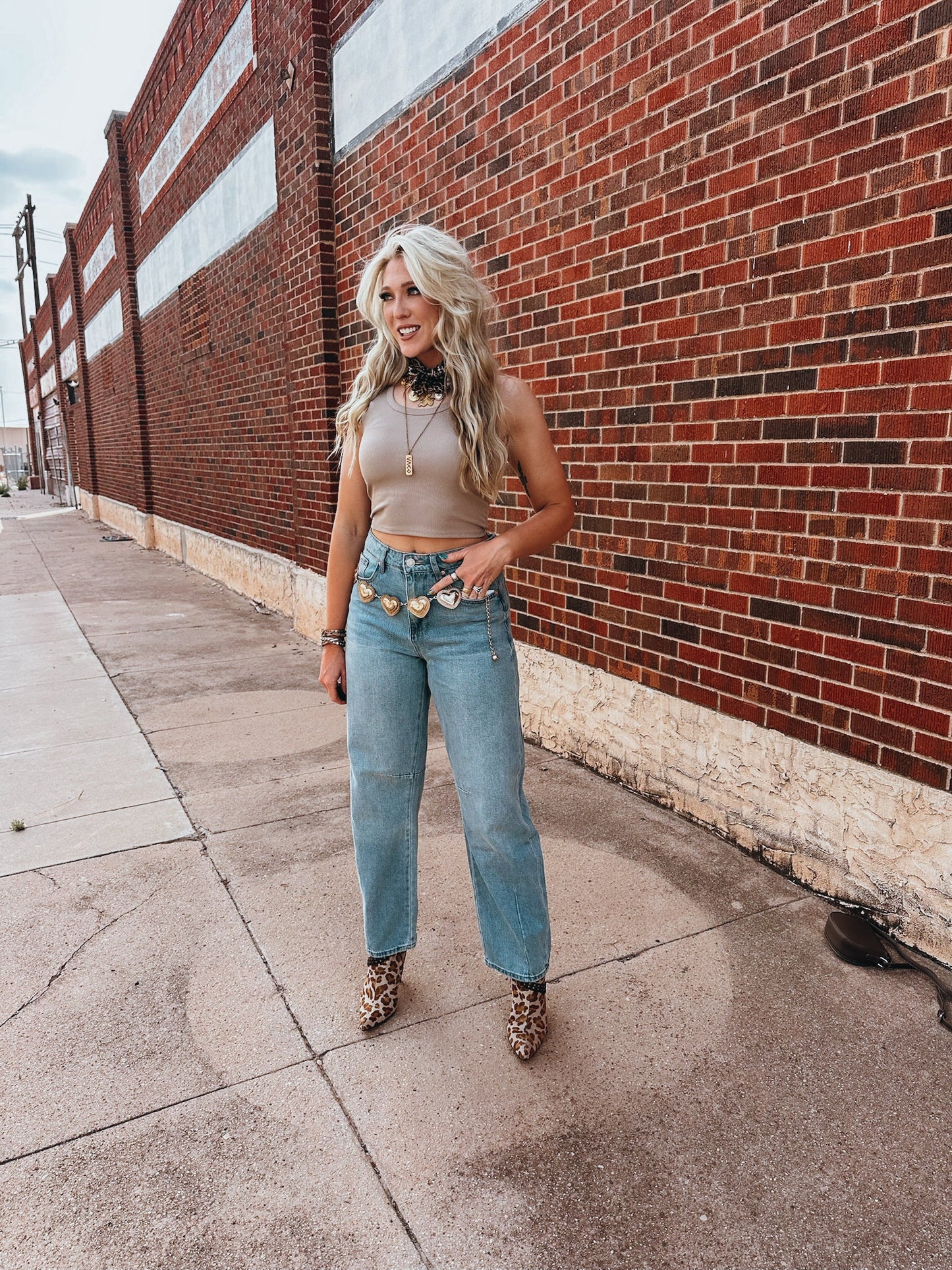 The Hattie Belt in Gold