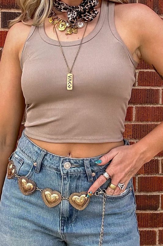 The Cori Ribbed Tank Top