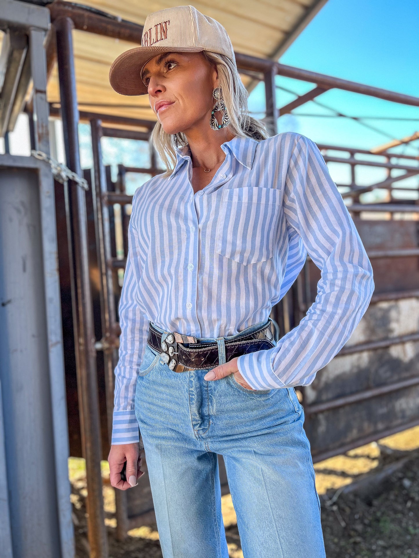 SALE The BT Button Down in Blue