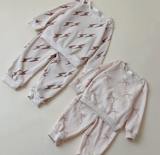 Waffle Printed Set | BOLTS