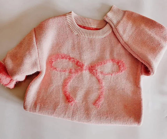 Sweater | Pink Bow