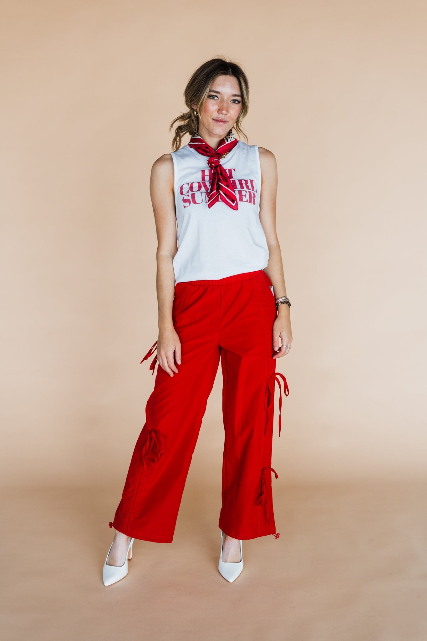 The Leighton Pant in Red