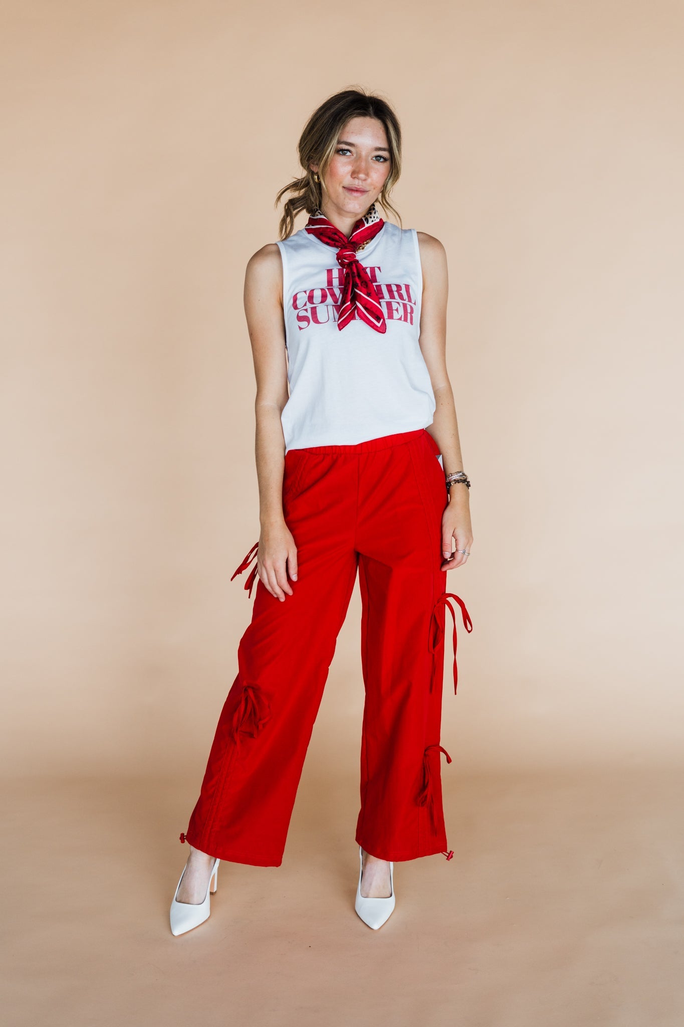 The Leighton Pant in Red
