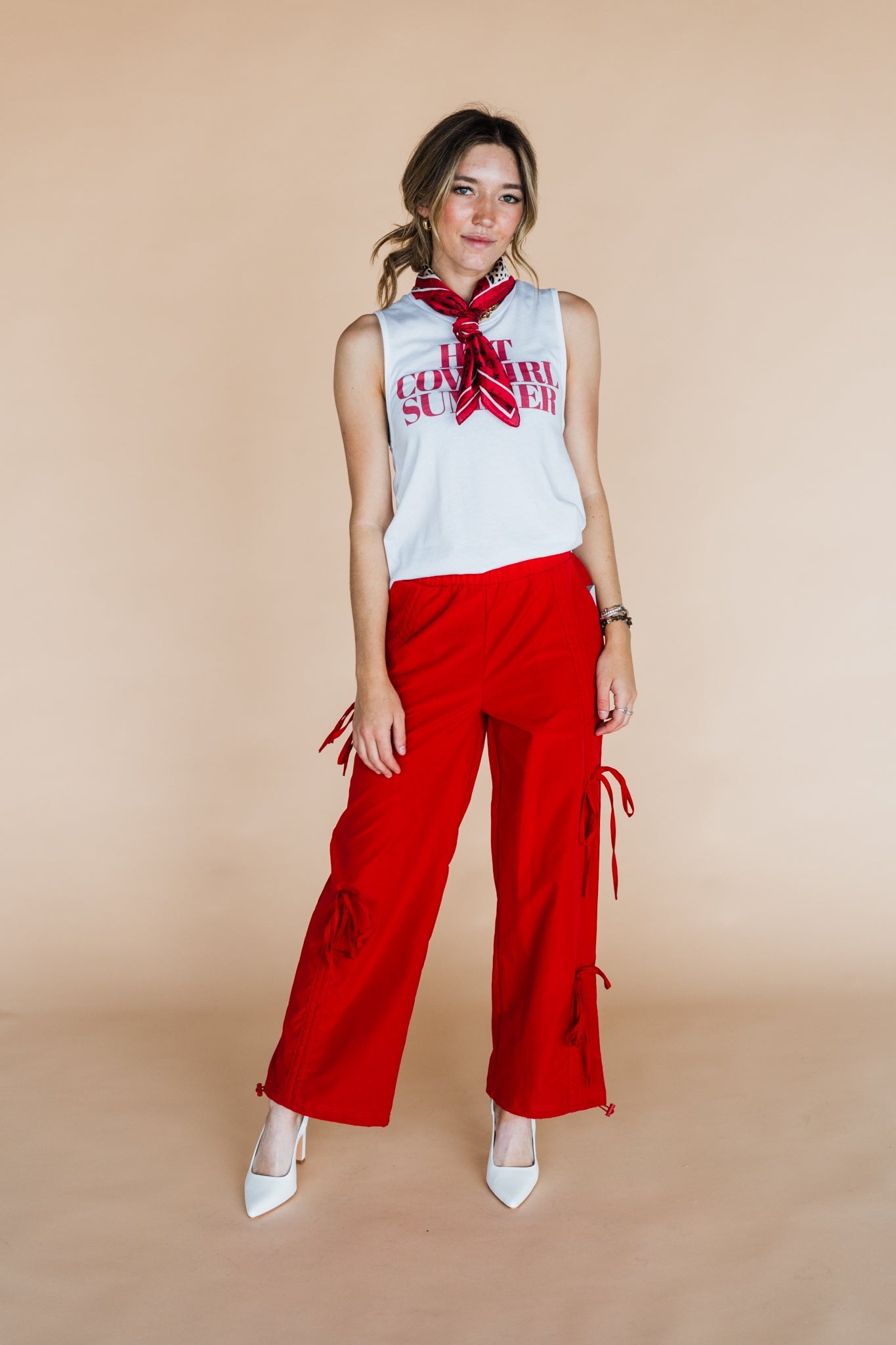 The Leighton Pant in Red