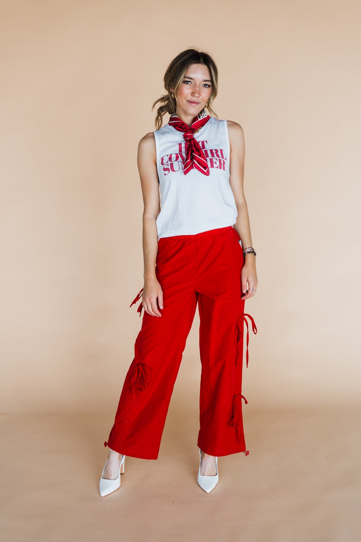 The Leighton Pant in Red