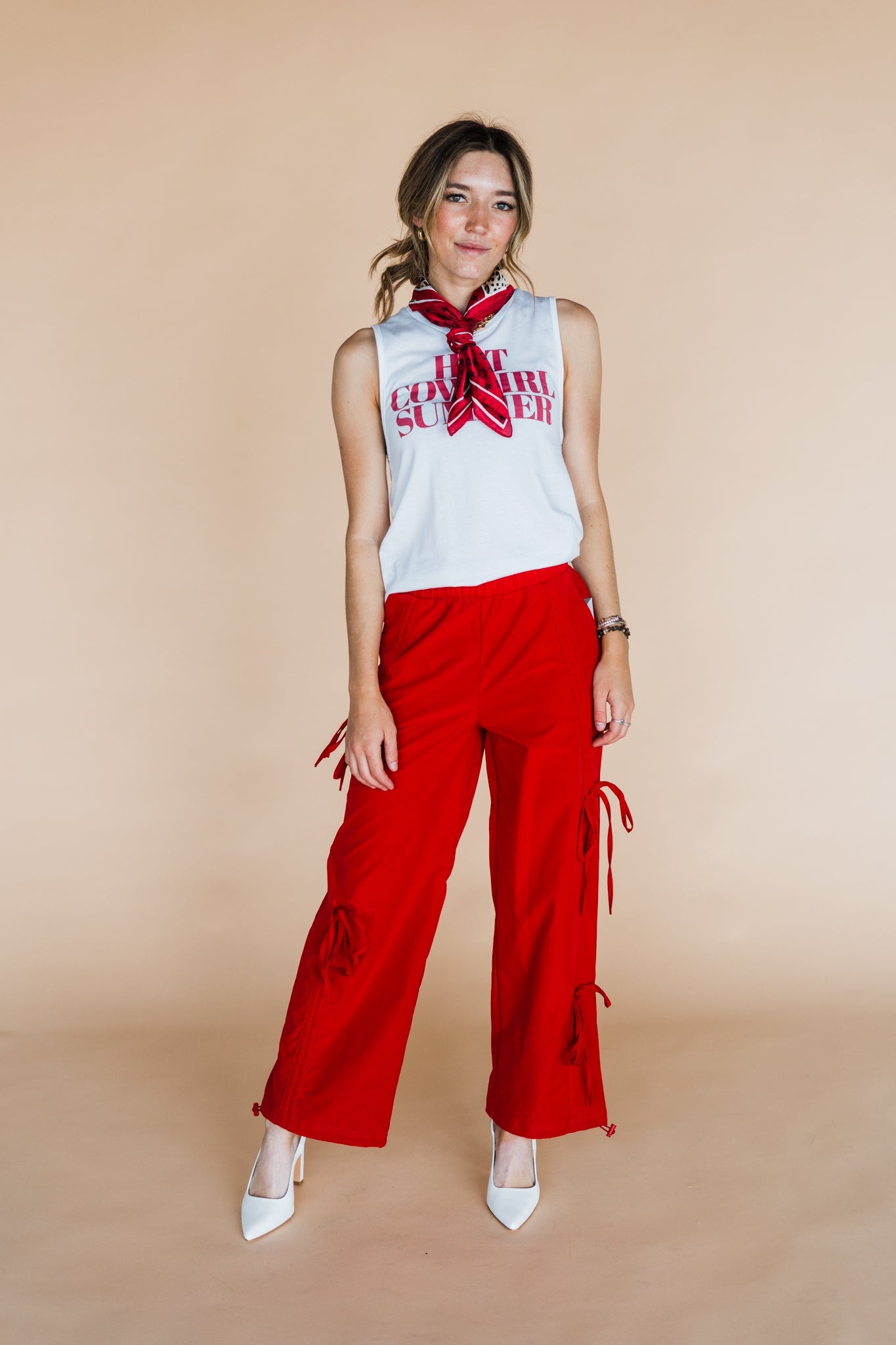 The Leighton Pant in Red