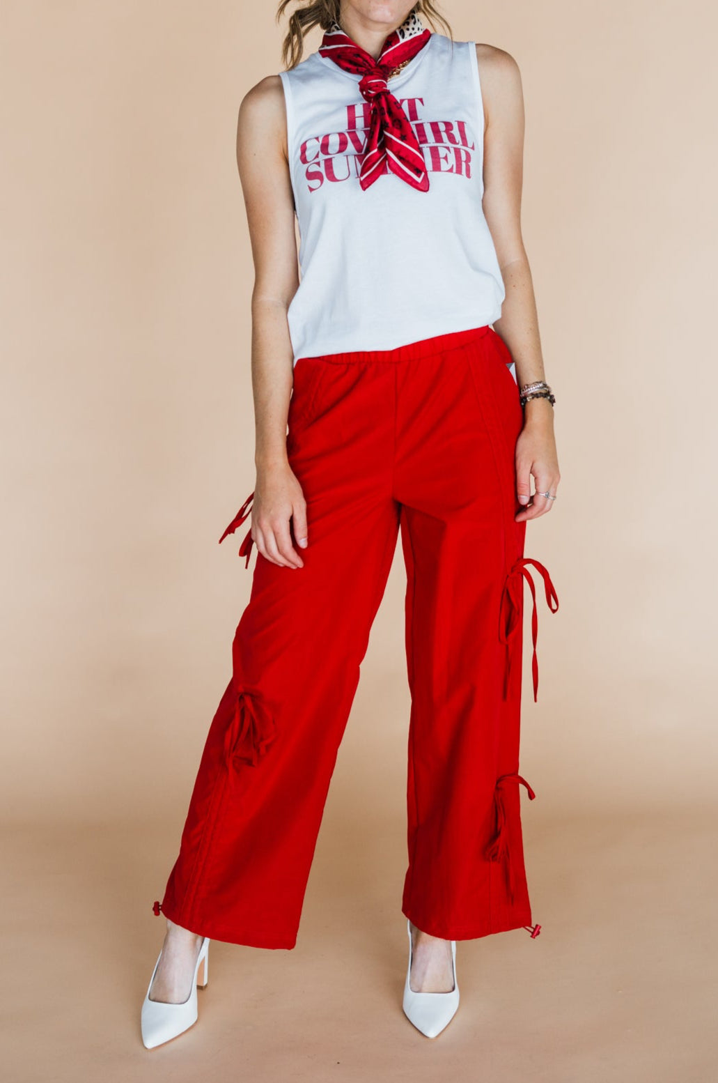The Leighton Pant in Red
