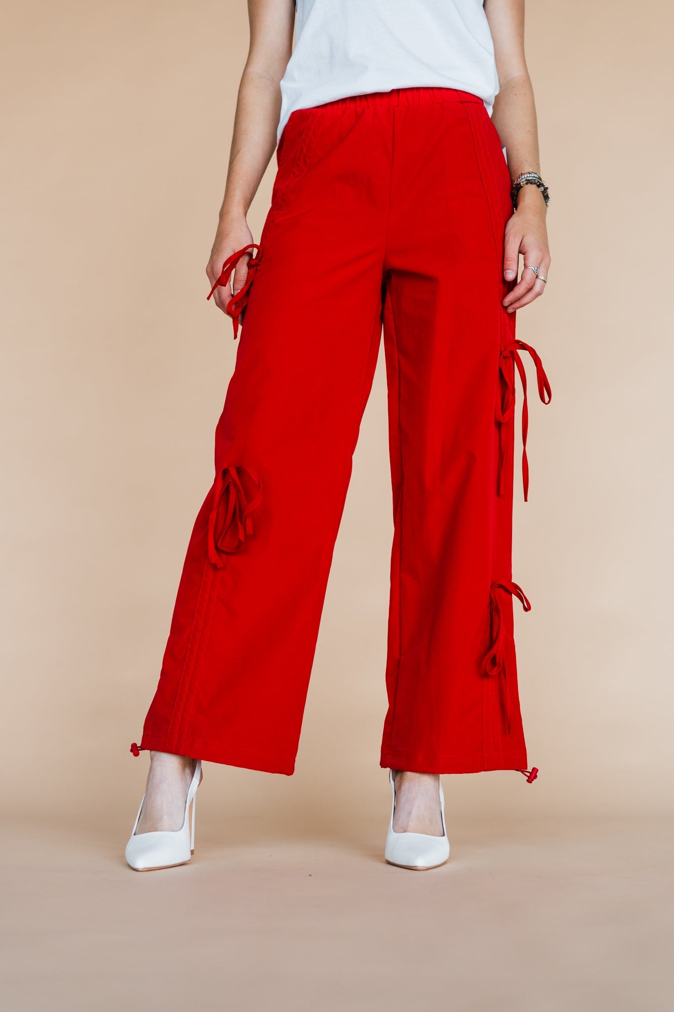 The Leighton Pant in Red
