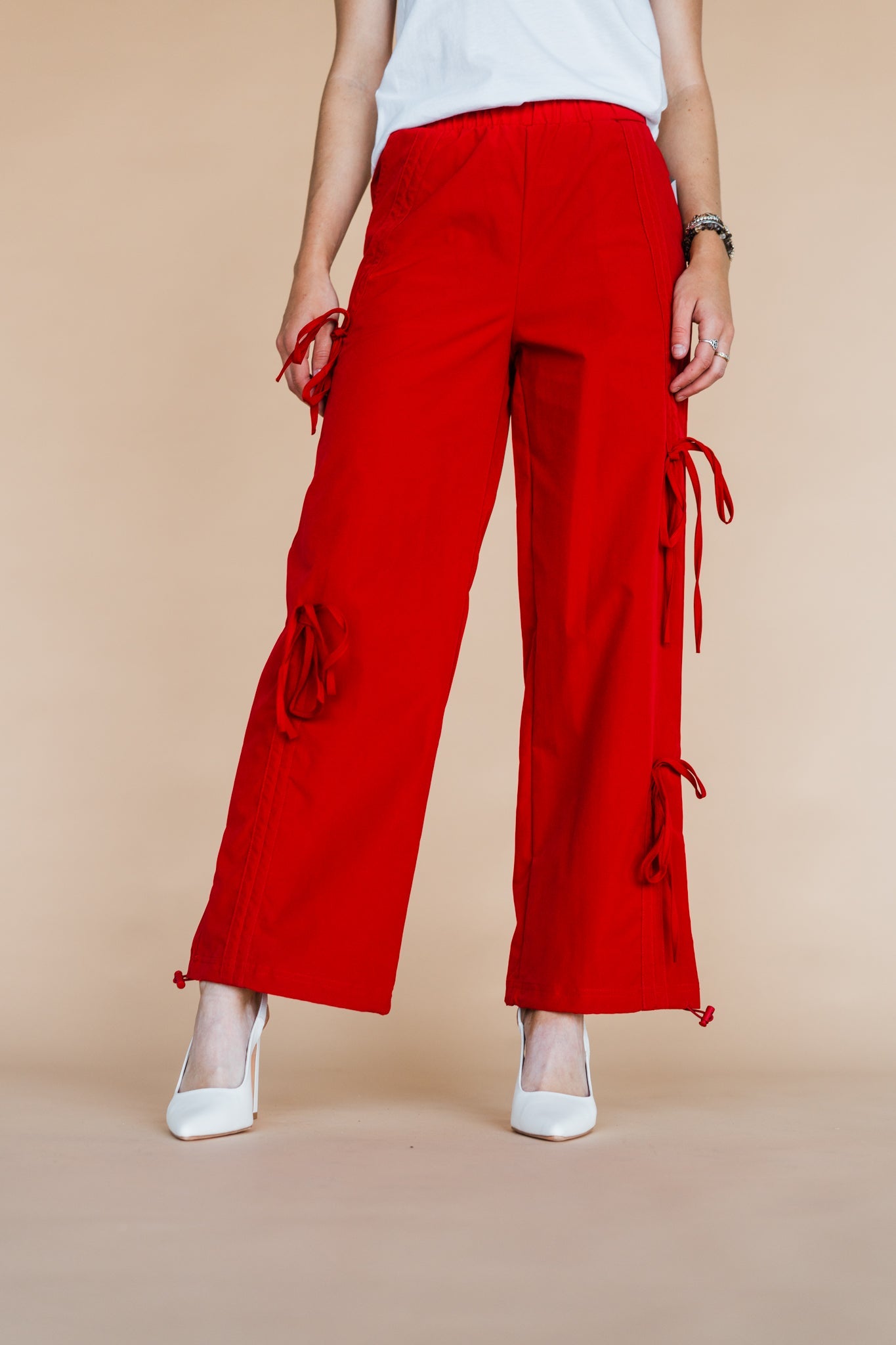 The Leighton Pant in Red