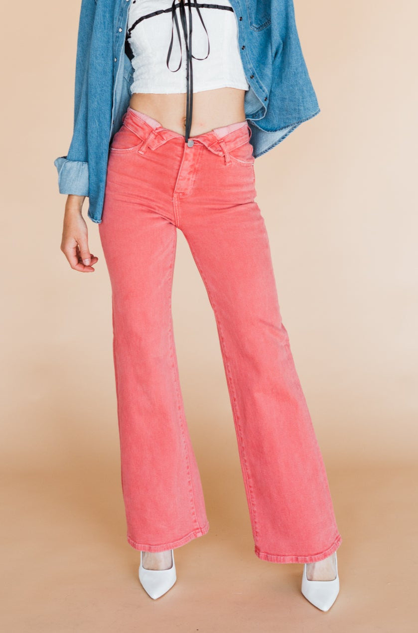 SALE The Everly Pant in Peach