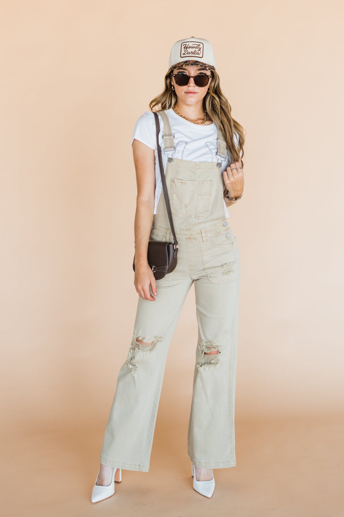 SALE The Rowdy Flare Overalls
