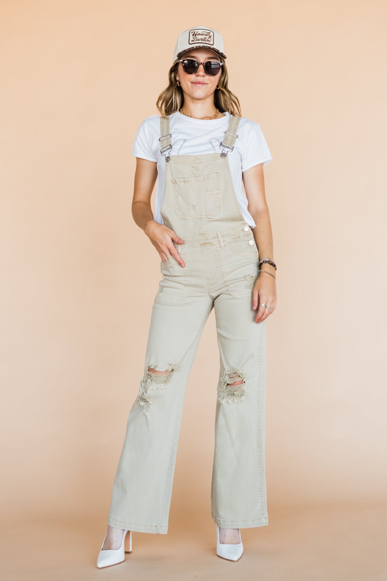 SALE The Rowdy Flare Overalls