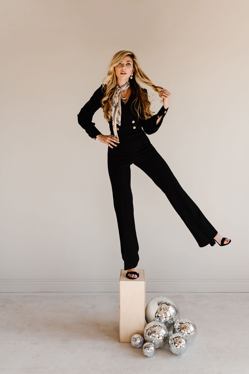 The Zoey Trouser In Black