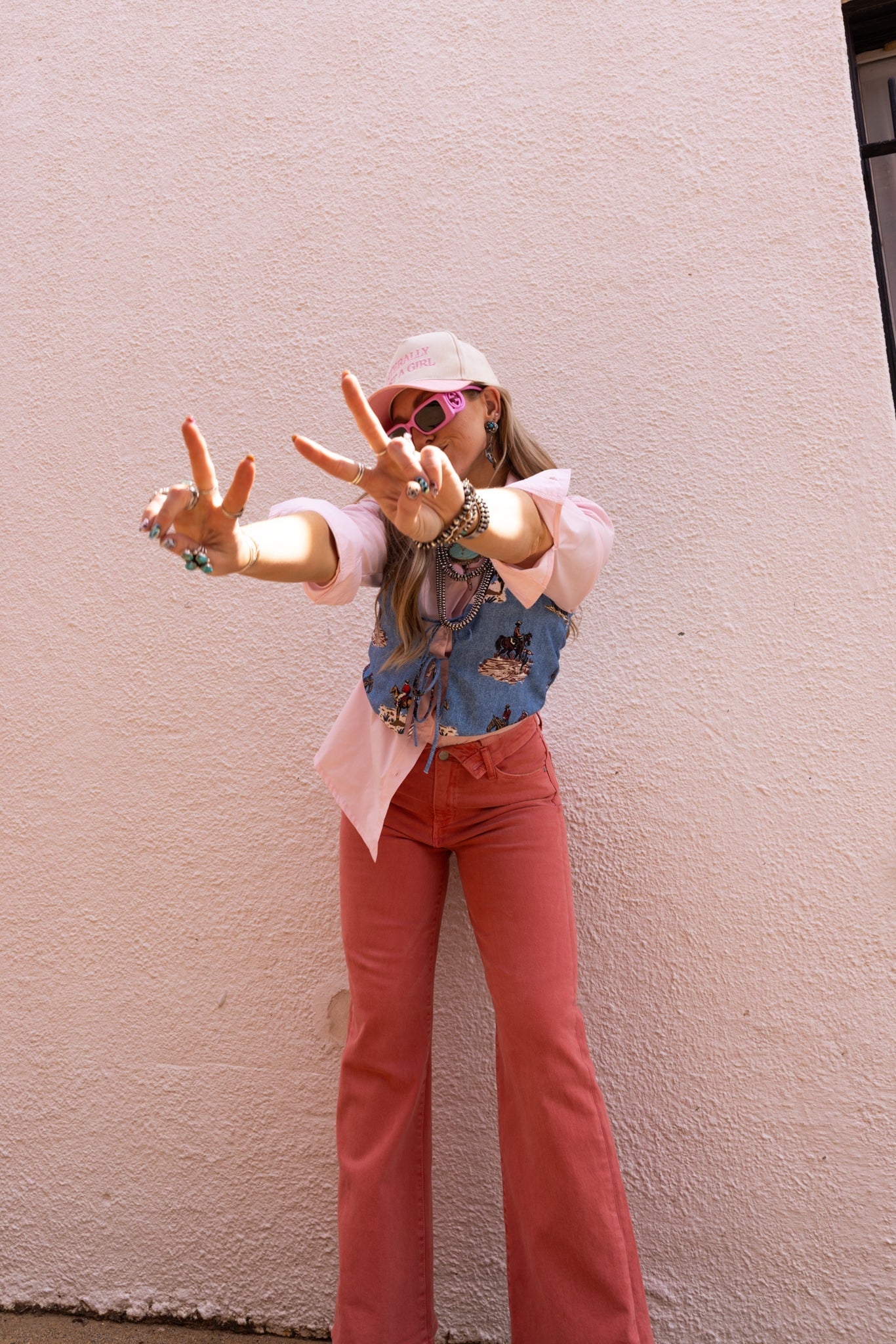 SALE The Everly Pant in Peach