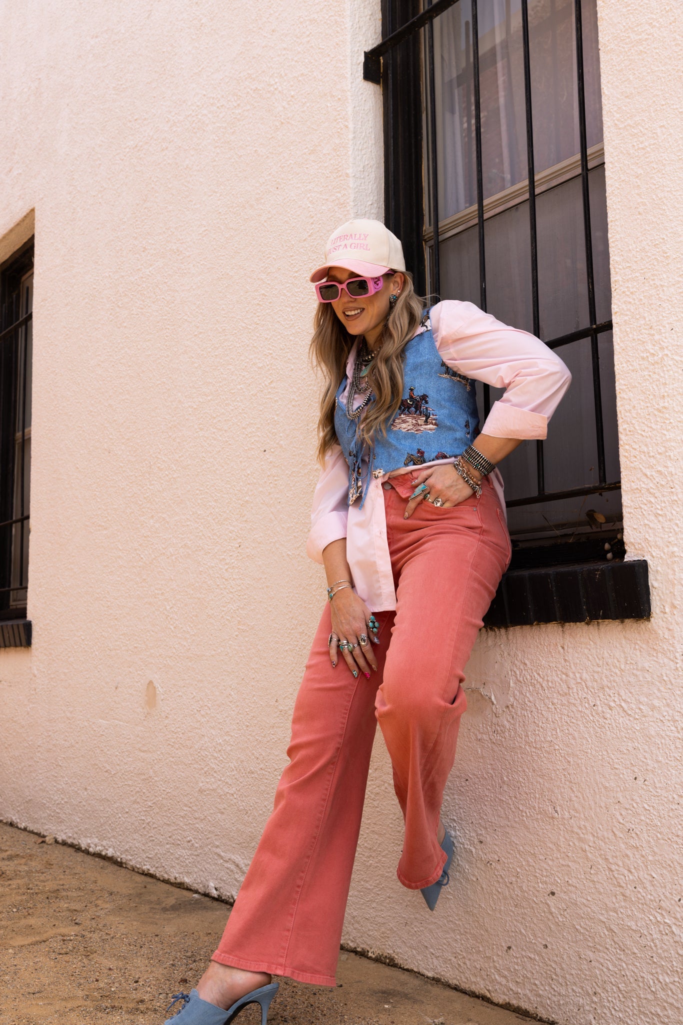 SALE The Everly Pant in Peach