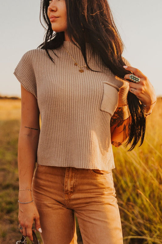The Carlie Short Sleeve Sweater