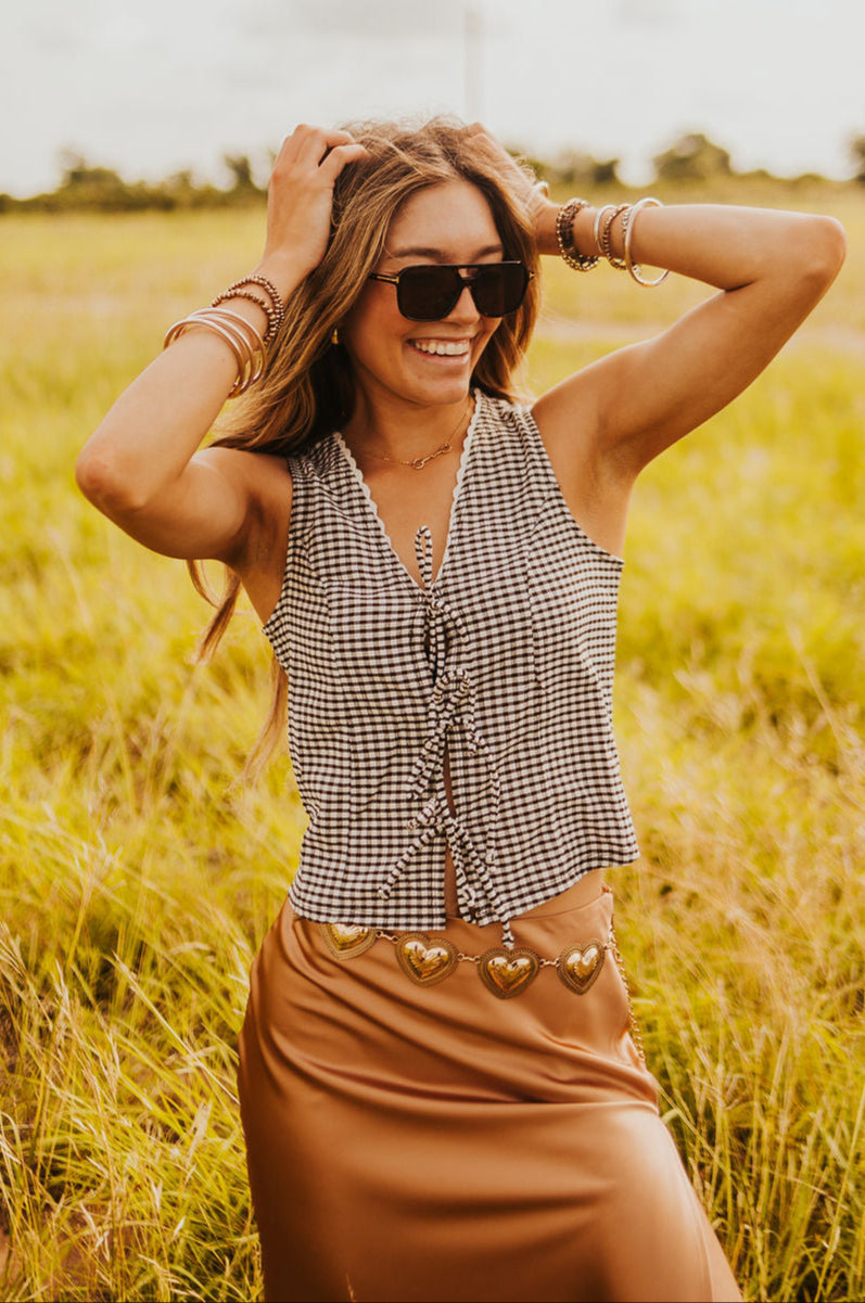 The Hattie Belt in Gold