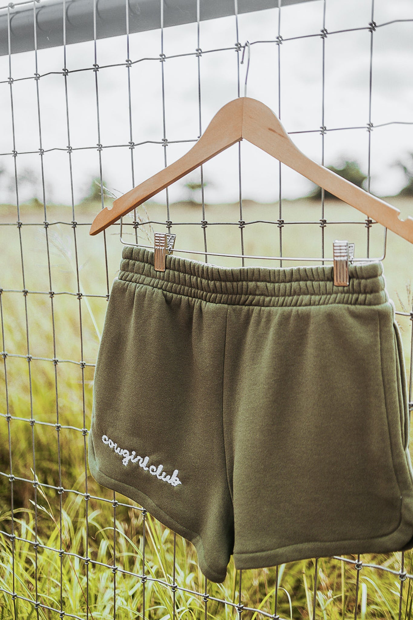 The Cowgirl Club Short in Light Olive