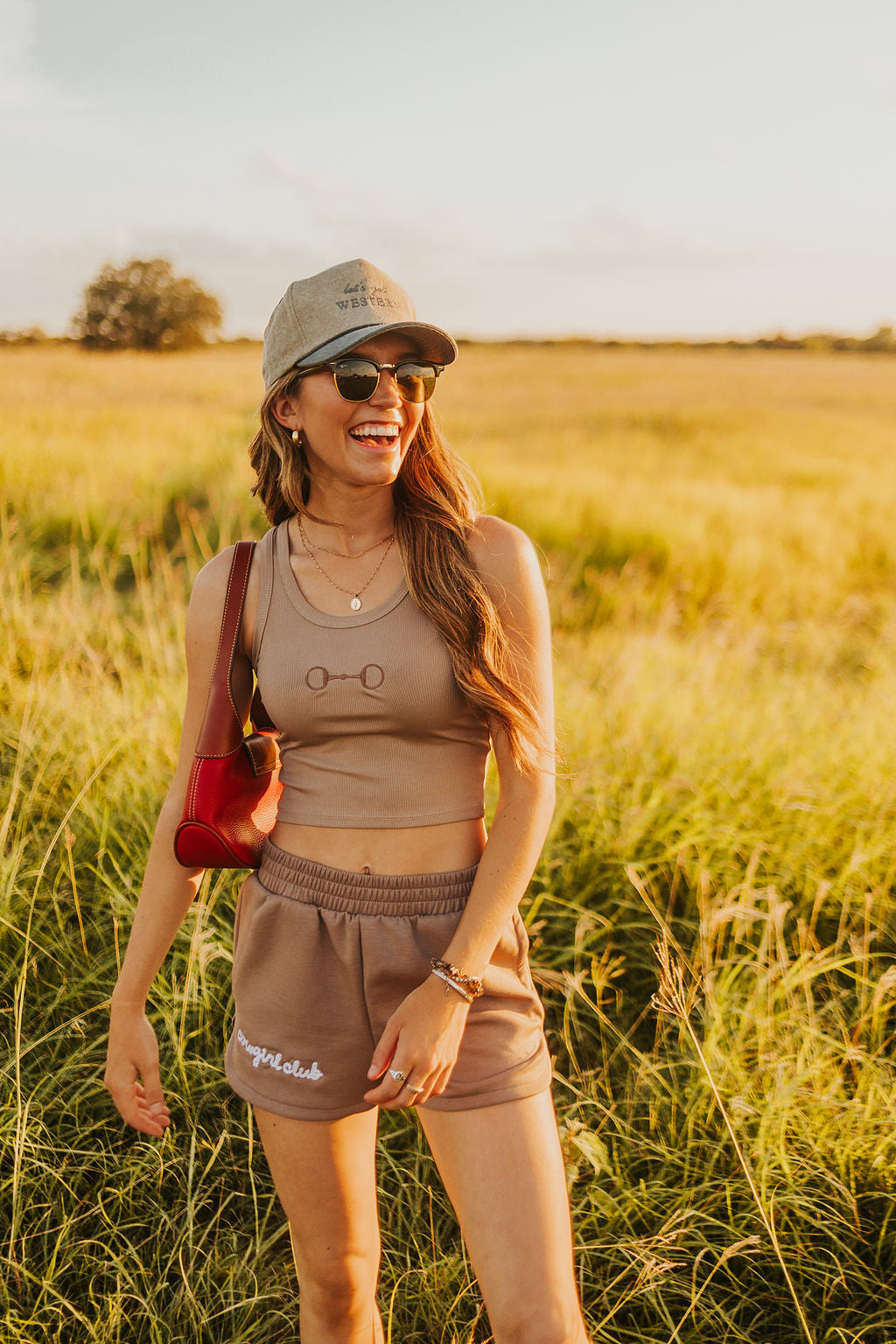 The Horsebit Tank in Taupe
