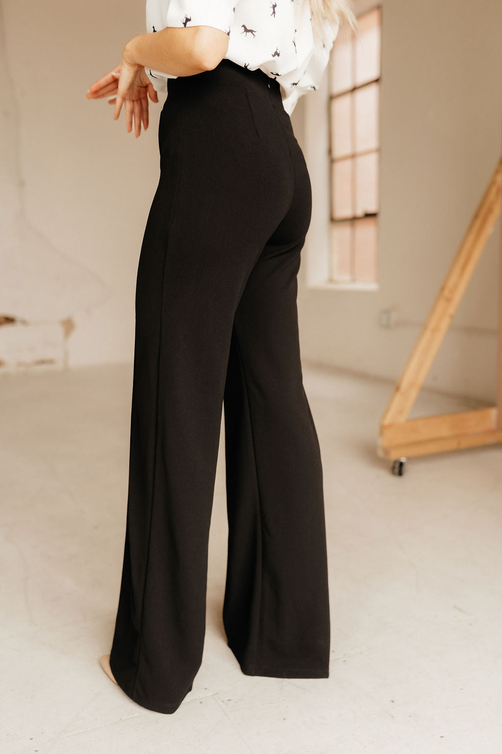 The Zoey Trouser In Black
