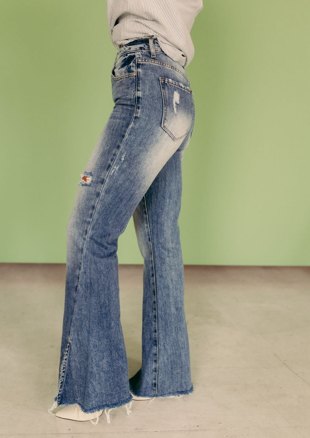 SALE The Everly Split Flare Jean