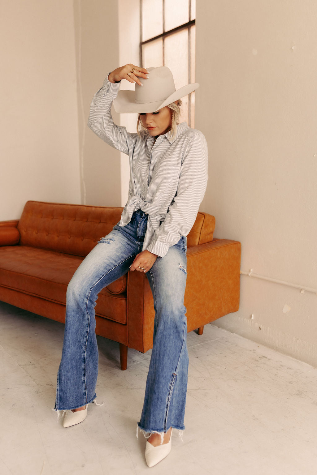 SALE The Everly Split Flare Jean